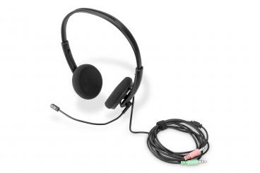 On Ear Office Headset with Noise Reduction, 3.5 mm Stereo 