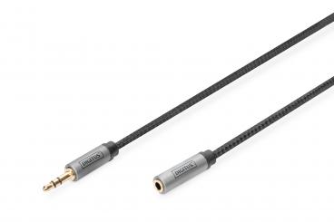 Audio Extension Cable, 3.5 mm jack to 3.5 mm socket  